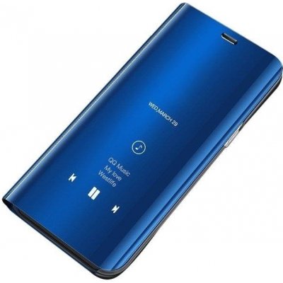 Pouzdro Clear View Case Xiaomi Redmi Note 7 modré