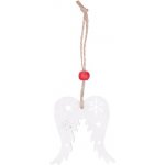 MFP 8886394 Závěs dřevěný andělská křídla 7cm/2ks bílá – Hledejceny.cz
