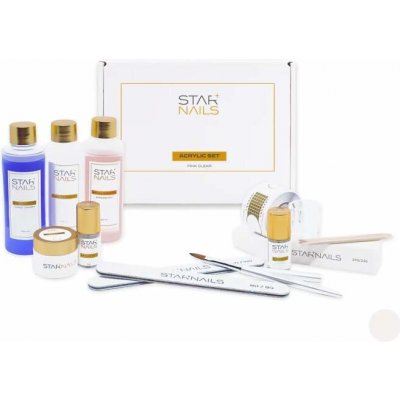 Starnails Sada STARNAILS Acrylic Set Pink Clear modeláž akrylem – Zboží Dáma