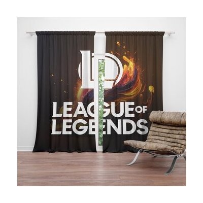 Sablio Závěs League of Legends Abstract: 2ks 140x250cm – Hledejceny.cz