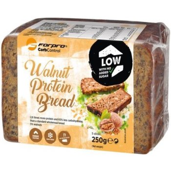 ForPro Proteinový plátkový chléb s vlašskými ořechy 250 g