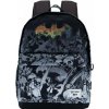 Školní batoh Curerůžová batoh DC Comics Batman Skulls