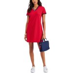 Tommy Hilfiger dámské šaty Dot-Print červené – Zboží Mobilmania