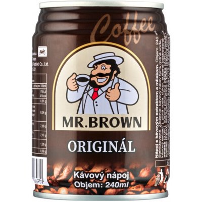 Mr.Brown Originál kávový nápoj 240 ml – Zboží Dáma