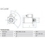 BOSCH 0 986 016 470 Startér (0986016470) – Hledejceny.cz