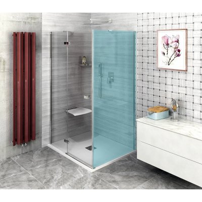 Polysan FORTIS LINE sprchové dveře 900mm, čiré sklo, levé – Zboží Mobilmania