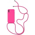 Pouzdro Strap silikonové Apple iPhone 7 Plus/8 Plus Růžové – Hledejceny.cz