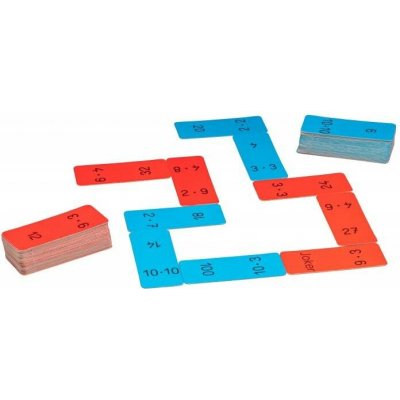 AKTIV LERNEN Domino - Násobení do 100 – Zboží Dáma