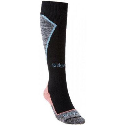Bridgedale ski Midweight+ Women dámské ponožky black/coral