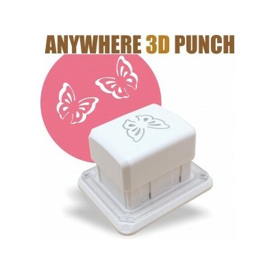 Wiler děrovačka magnetická motýl 3D 4cm – Zboží Dáma