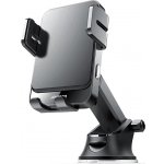 Bezdrátová nabíječka Qi / držák do auta JOYROOM - elektronické uchycení - s přísavkou - černá – Zboží Živě