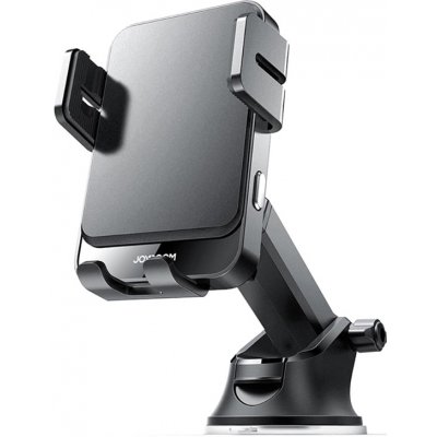 Bezdrátová nabíječka Qi / držák do auta JOYROOM - elektronické uchycení - s přísavkou - černá – Zboží Živě