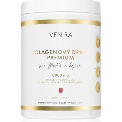 Venira PREMIUM kolagenový drink pro těhotné a kojící maminky Raspberry 324 g – Hledejceny.cz