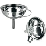 Plnící trychtýř s vyjímatelnou vložkou sítka, nerez – Zboží Dáma