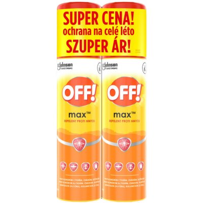 Off! Max Aerosol 2 x 100 ml – Zboží Dáma