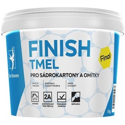 Finish tmel na sádrokarton 5 kg Den Braven – Zboží Mobilmania