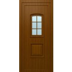 Solid Elements Vchodové dveře Maria, 90 P, 1000 × 2100 mm, plast, pravé, dub zlatý, prosklené W1DRBCZTK2.0016 – Sleviste.cz