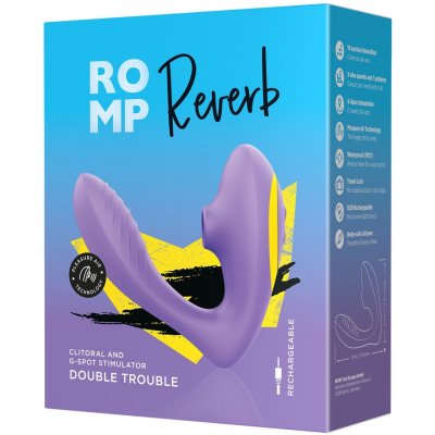 ROMP Reverb waterproof G spot and clit stimulator purple