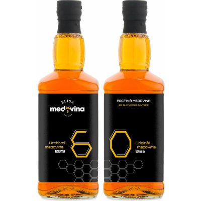 Medovina Elisa - dárek k 60. narozeninám 11% 2 x 0,5 l – Zboží Dáma