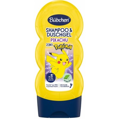 Bubchen 2v1 dětský šampon a sprchový gel PIKACHU POKÉMON 230 ml – Zboží Dáma