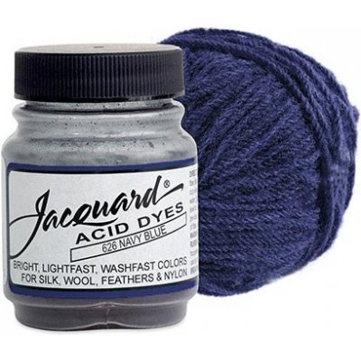 Barva Jacquard Acid na vlnu a hedvábí odstín 626 Námořnická modrá – Zboží Dáma