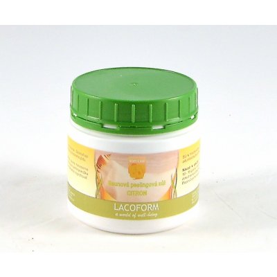 Lacoform peelingová sůl Citron 500 g – Zbozi.Blesk.cz