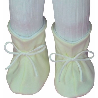 Esito kojenecké botičky bavlna velké jednobarevné smetanová – Zboží Dáma