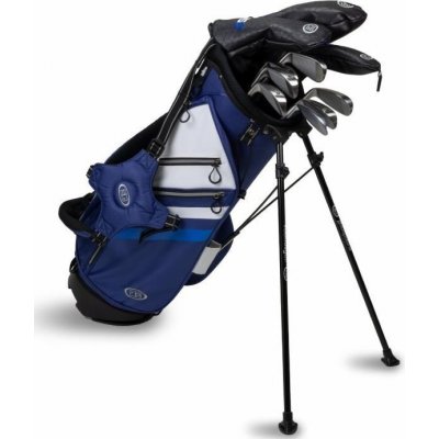 U.S. Kids Golf TS5-51 (130) v15 10-Club dětský golfový set, tmavě modro/bílý dětské, pravé, stand bag (na záda), grafit, standardní – Zboží Mobilmania