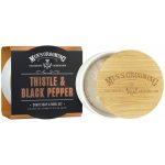SCOTTISH FINE SOAPS Thistle & Black Pepper Tuhé mýdlo na holení (náplň), 100 g – Zboží Dáma