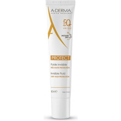 A-Derma Protect SPF50+ transparetní fluid 40 ml – Hledejceny.cz