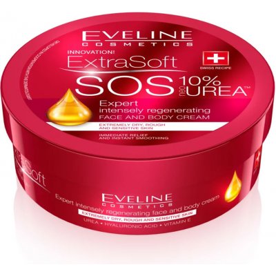 Eveline Cosmetics Extra Soft SOS intenzivní regenerační krém na tělo a obličej 175 ml – Zboží Dáma