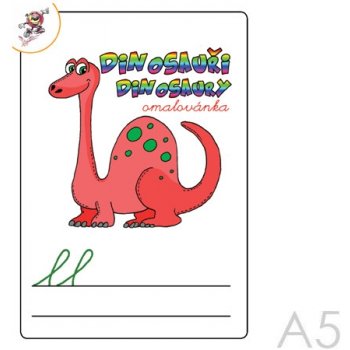 Omaľovánka A5 Dinosaury