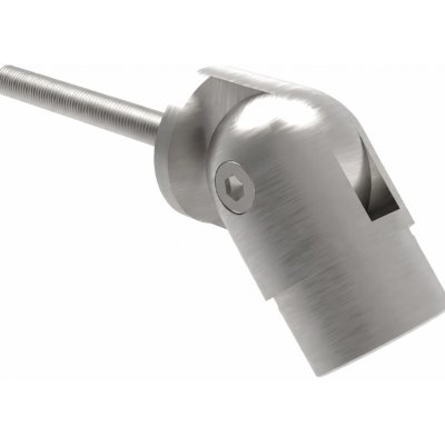 Hahn Steel Nastavitelná nástěnná příruba pro zábradlí O42,4 mm, AISI 304 - brus – Zboží Mobilmania