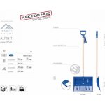 Těsmat cz dřevěná násada 33x41cm ALPIN 1 A modrá – Zbozi.Blesk.cz