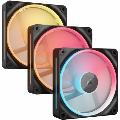 Corsair iCUE LINK LX120-R RGB Black Triple Fan Kit CO-9051050-WW – Zboží Živě