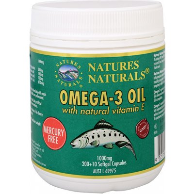 Australian Remedy Omega-3 1000 mg rybí olej s Vitamínem E 210 kapslí – Zboží Mobilmania
