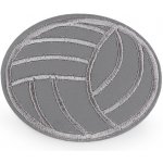 Reflexní nažehlovačka mix vzorů a velikostí, střední, 7 šedá basketbalový míč – Hledejceny.cz