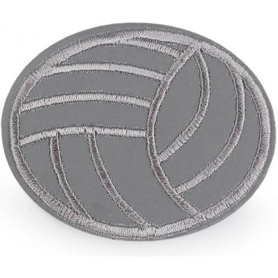 Reflexní nažehlovačka mix vzorů a velikostí, střední, 7 šedá basketbalový míč – Hledejceny.cz