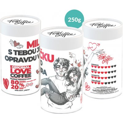 Fixi Coffee Miláčku S tebou je to opravdu výhra káva pro zamilované zrnková 250 g – Hledejceny.cz