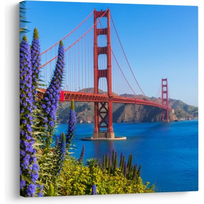 Obraz - Golden Gate Bridge, San Francisco, jednodílný 30x30 cm – Hledejceny.cz