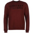 Firetrap Salva Crew Sweater Burgundy