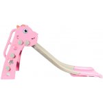 Aga4Kids Skluzavka s madlem 130 cm DS3701 Růžová – Zbozi.Blesk.cz