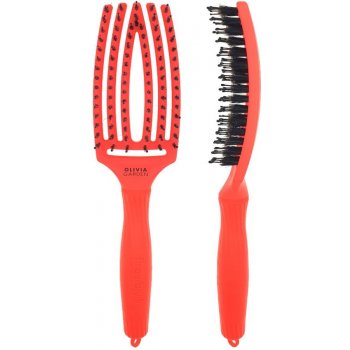 Olivia Garden Finger Brush Neon Orange kartáč na vlasy