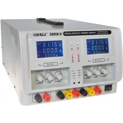 Yihua 3005D-II 3-kanálový laboratorní zdroj 30V 5A – Hledejceny.cz