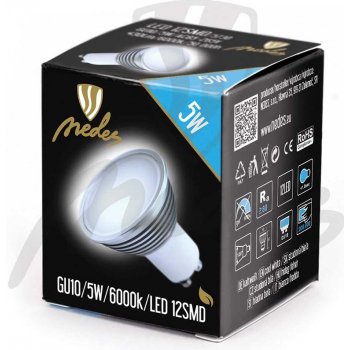 Nedes LED žárovka 5W GU10 6000K Studená bílá 430lm