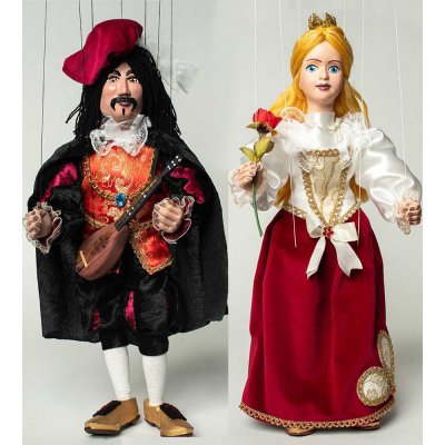 Princezna a princ výhodná sada 2 loutek Červená – Zboží Dáma