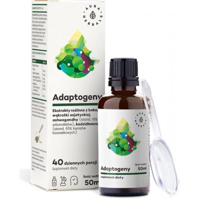 Aura Herbals Adaptogeny bacopa, gotu kola, ashwaghanda, boswellia serrata 50 ml – Hledejceny.cz