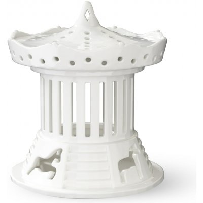 KÄHLER Lucerna domeček Urbania Lighthouse Carousel, bílá barva, porcelán – Hledejceny.cz