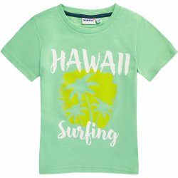 Winkiki kids Wear chlapecké tričko Hawaii zelená