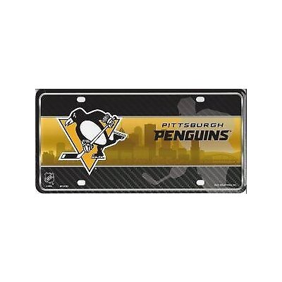 Rico Cedule Pittsburgh Penguins Metal License Plate Auto Tag – Zboží Mobilmania